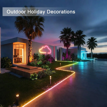 RGBIC Neon LED Strip Lights - Smart & Waterproof - InspiredGrabs.com
